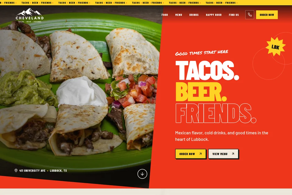 Cheveland Lubbock website designed by Raíz Firme Studio